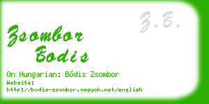 zsombor bodis business card