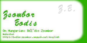 zsombor bodis business card